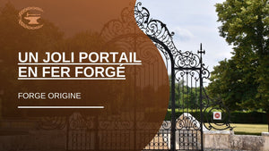 Un joli portail en fer forgé - ForgeOrigine