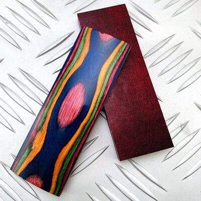 1 plaquette bois coloré - ForgeOrigine