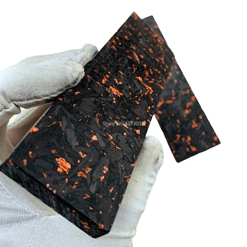 1 plaquette résineux noir orange - ForgeOrigine