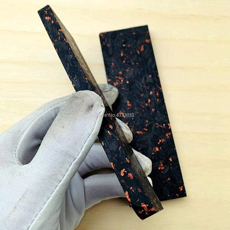 1 plaquette résineux noir orange - ForgeOrigine