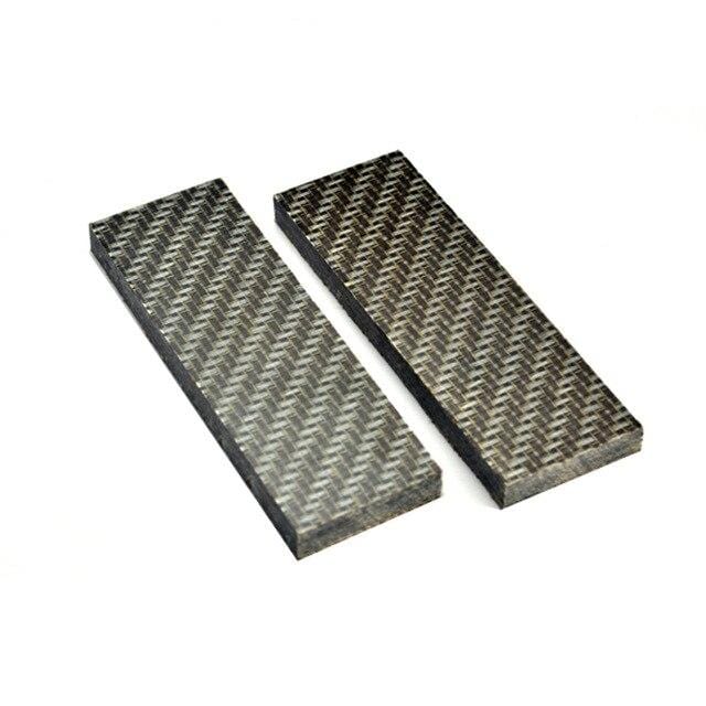 2 plaquettes micarta zébré - ForgeOrigine