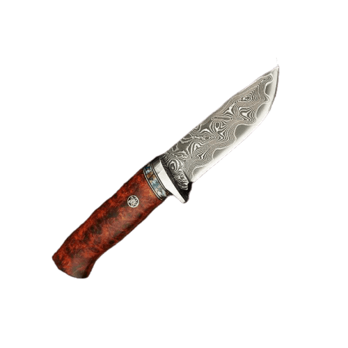 Couteau viking damas - ForgeOrigine