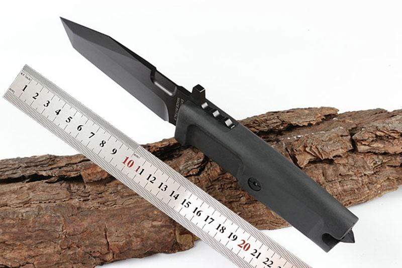 Couteau droit tactique simple - ForgeOrigine