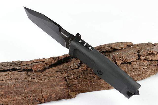 Couteau droit tactique simple - ForgeOrigine