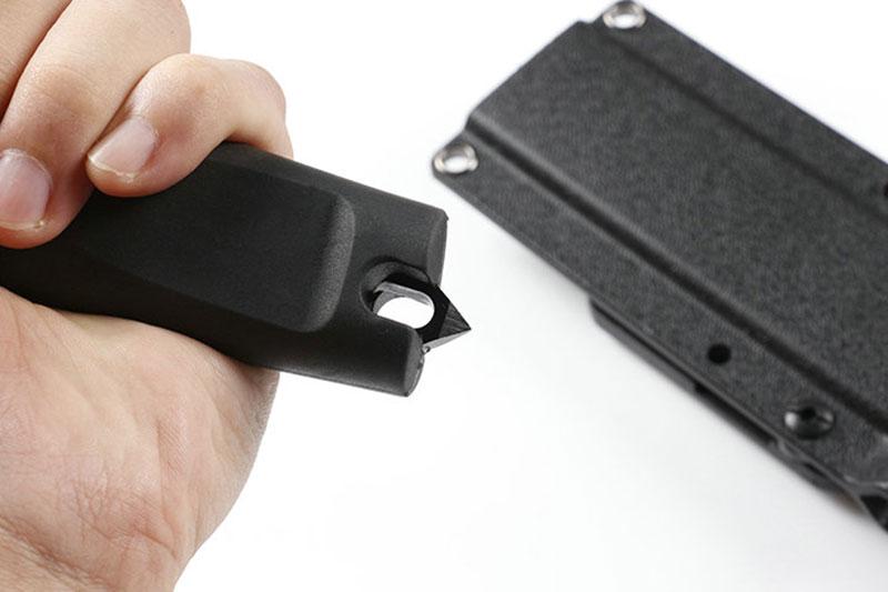 Couteau droit tactique simple - ForgeOrigine