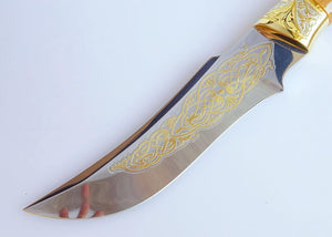 Couteau arabe en or - ForgeOrigine