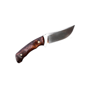 Couteau bushcraft étui en cuir - ForgeOrigine