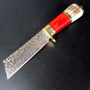 Couteau damas carré - ForgeOrigine
