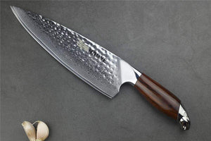 Couteau damas de cuisine - ForgeOrigine