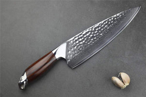 Couteau damas de cuisine - ForgeOrigine