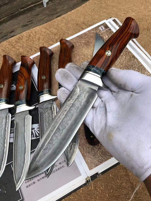 Couteau damas haut de gamme luxe - ForgeOrigine