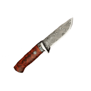 Couteau damas rivet mosaïque - ForgeOrigine