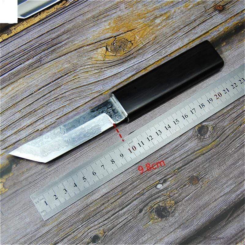 Couteau damas type tanto - ForgeOrigine