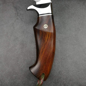 Couteau de chasse émouture plate et garde - ForgeOrigine