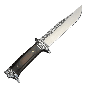 Couteau de chasse gravé - ForgeOrigine