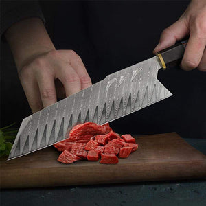 Couteau de cuisine damas haut de gamme - ForgeOrigine