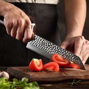 Couteau de cuisine de chef damas - ForgeOrigine