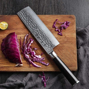 Couteau de cuisine de coupe damas - ForgeOrigine