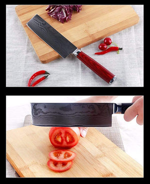 Couteau de cuisine droit à viande - ForgeOrigine