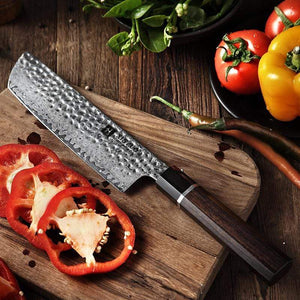 Couteau de cuisine forgé artisanal - ForgeOrigine