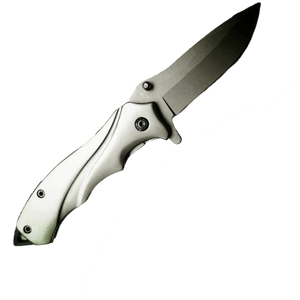Couteau de poche argenté - ForgeOrigine