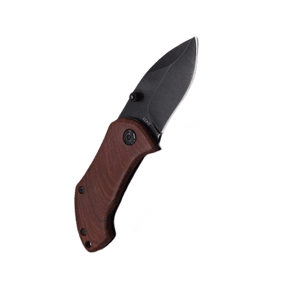 Couteau de poche brun simple - ForgeOrigine