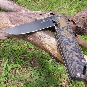 Couteau de poche bushcraft - ForgeOrigine