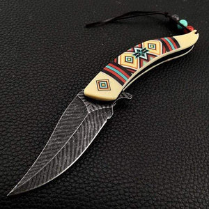 Couteau de poche indien - ForgeOrigine