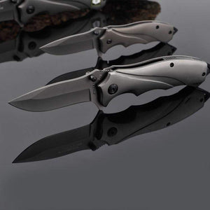 Couteau de poche noir EDC - ForgeOrigine
