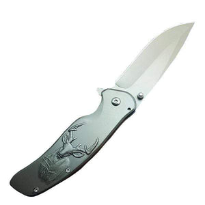 Couteau de poche / pliant - Cerf / Aigle - ForgeOrigine