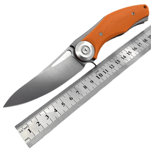 Couteau de poche pliant courbé - ForgeOrigine