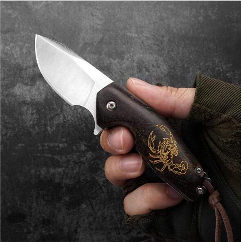 Couteau de poche scorpion - ForgeOrigine