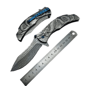 Couteau de poche serpant - ForgeOrigine
