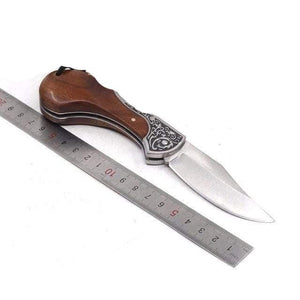 Couteau de poche sobre gravé - ForgeOrigine