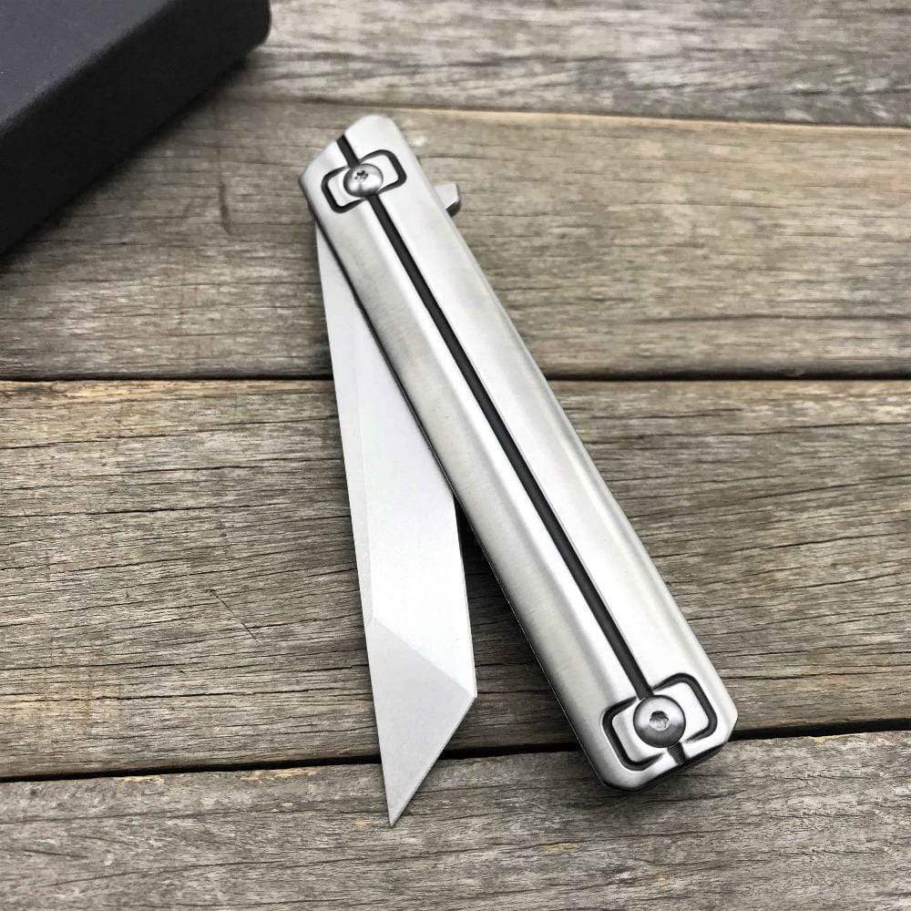 Couteau de poche type japonais - ForgeOrigine