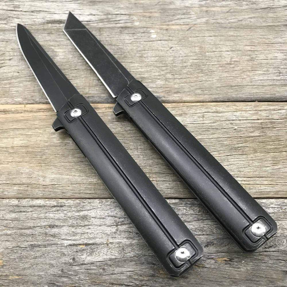 Couteau de poche type japonais - ForgeOrigine