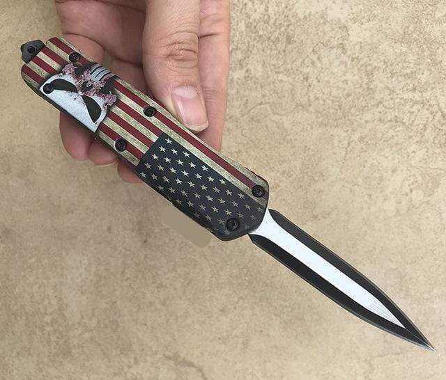 Couteau de poche type microtech - ForgeOrigine
