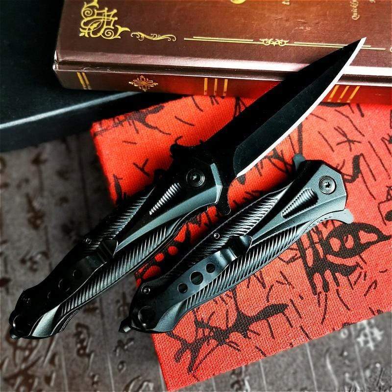 Couteau de poche type microtech - ForgeOrigine