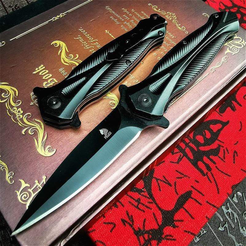 Couteau de poche type microtech - ForgeOrigine