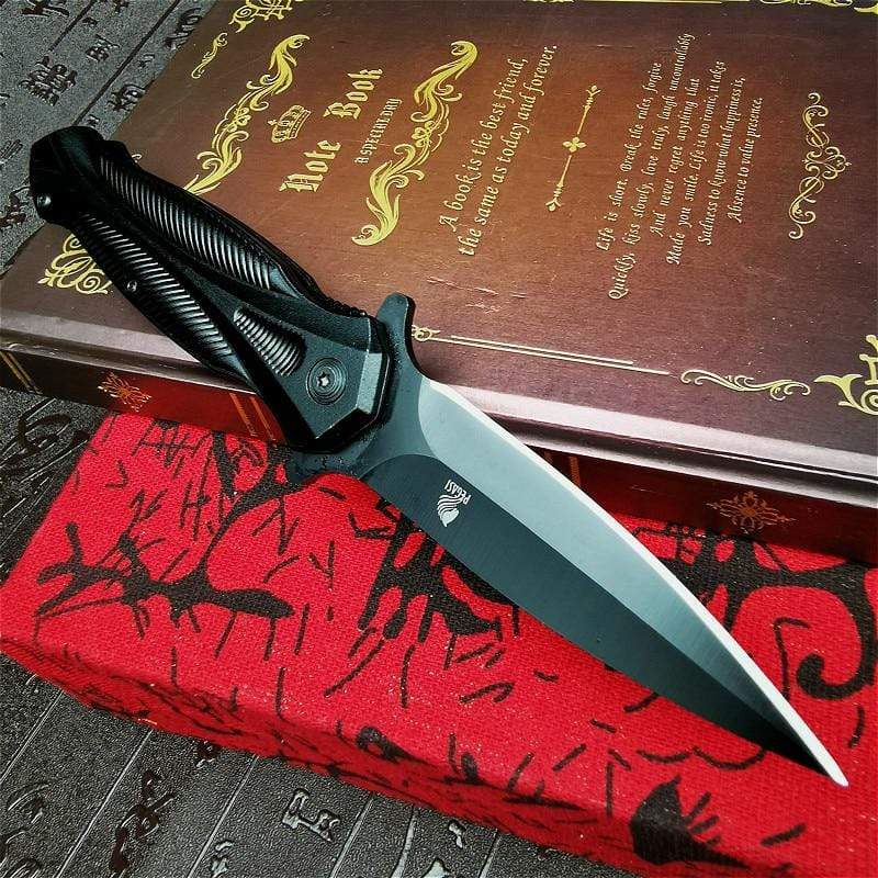 Couteau de poche type microtech - ForgeOrigine