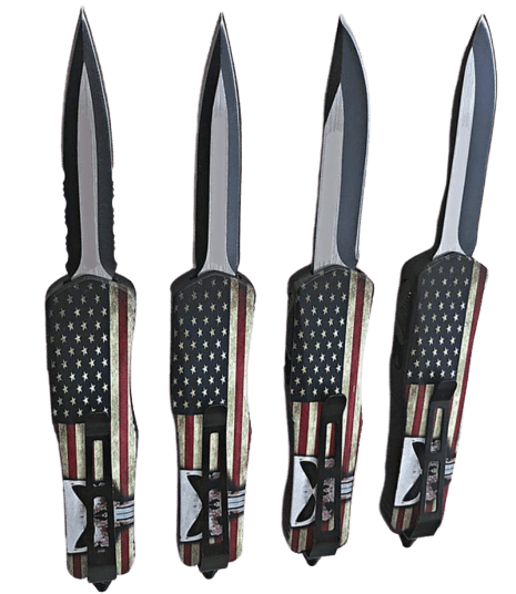 Couteau de poche type microtech - ForgeOrigine