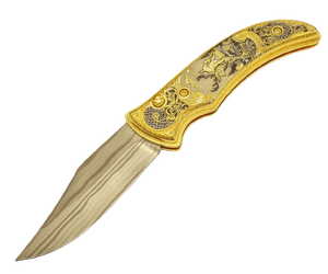 Couteau du cerf en or - ForgeOrigine