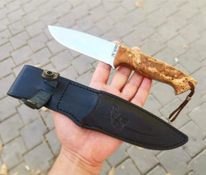 Couteau en bois de loupe - ForgeOrigine