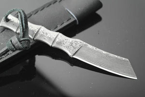 Couteau entièrement en damas - ForgeOrigine