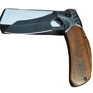 Couteau militaire pliant en bois - ForgeOrigine