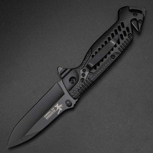 Couteau pliant EDC noir - ForgeOrigine