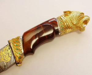 Couteau royal en or - ForgeOrigine