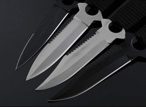 Couteau tactique droit (ensemble de 4 couteaux) - ForgeOrigine