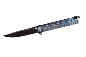 Couteau timascus - ForgeOrigine