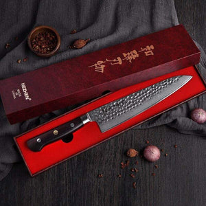 Grand couteau de cuisine damas - ForgeOrigine